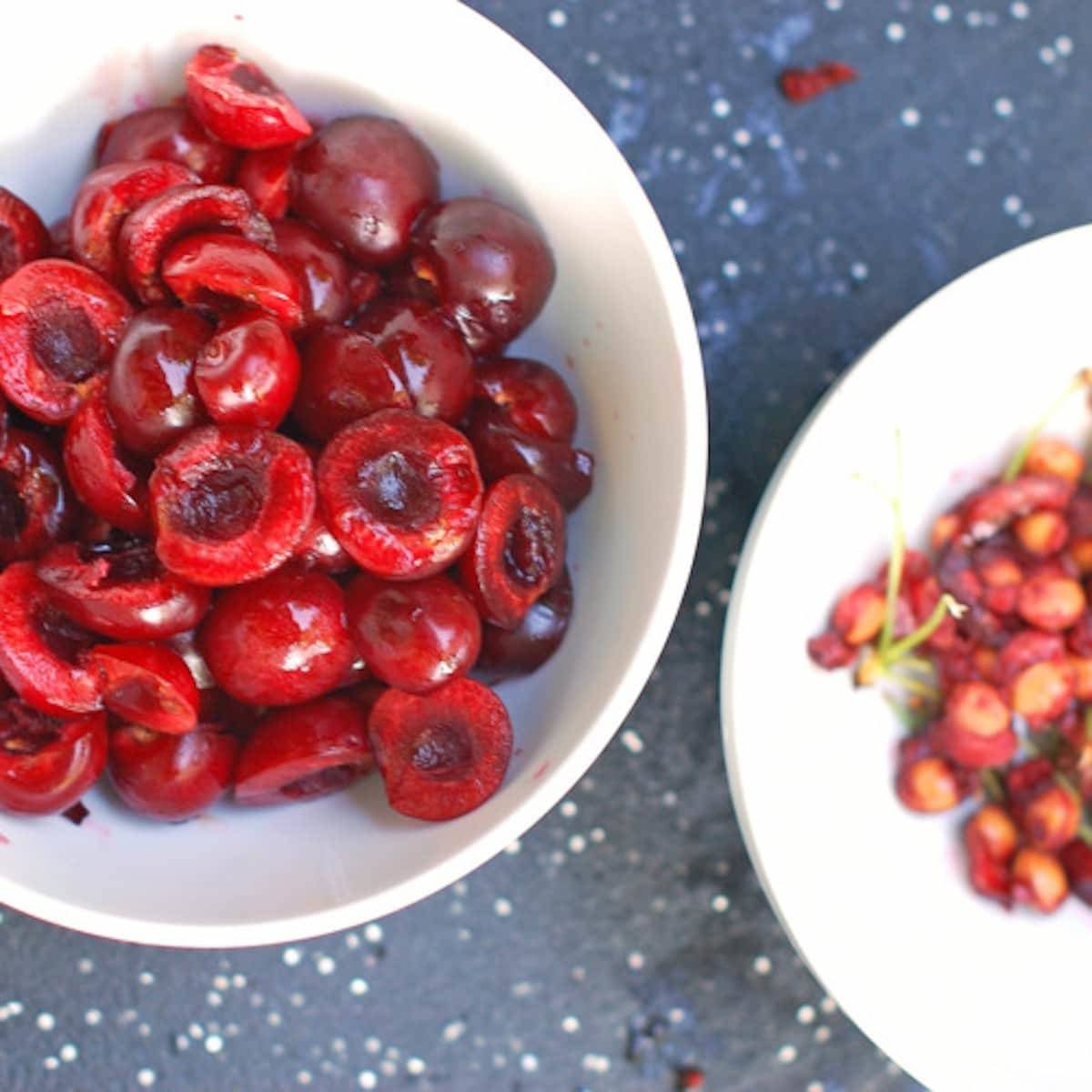 Roasted cherry for brownies.