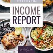 March Traffic and Income Report | pinchofyum.com