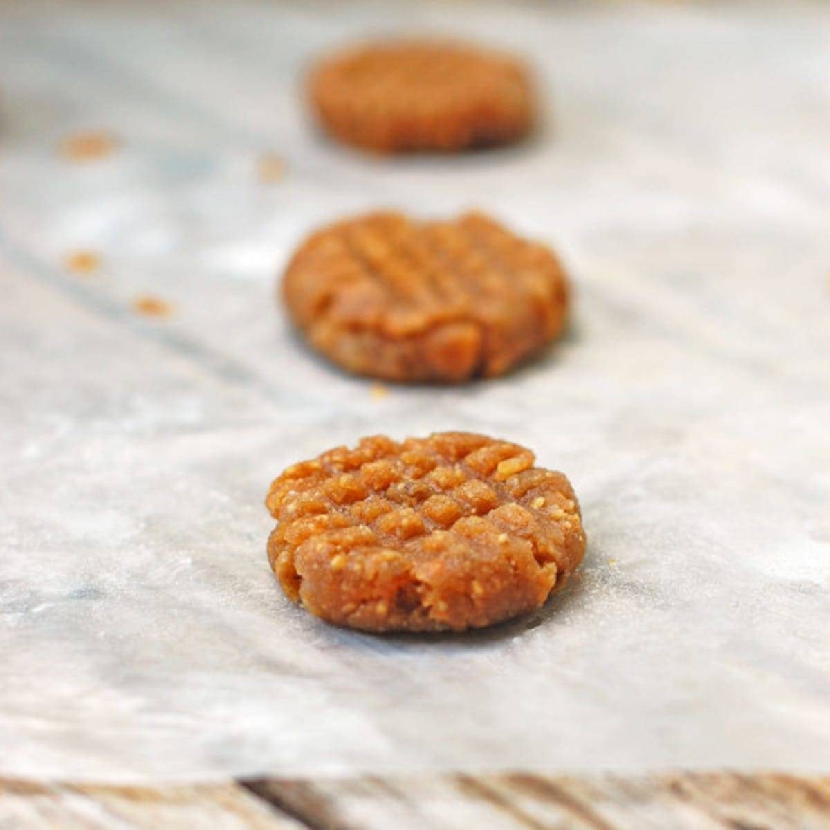 Peanut butter cookie dough bites. 