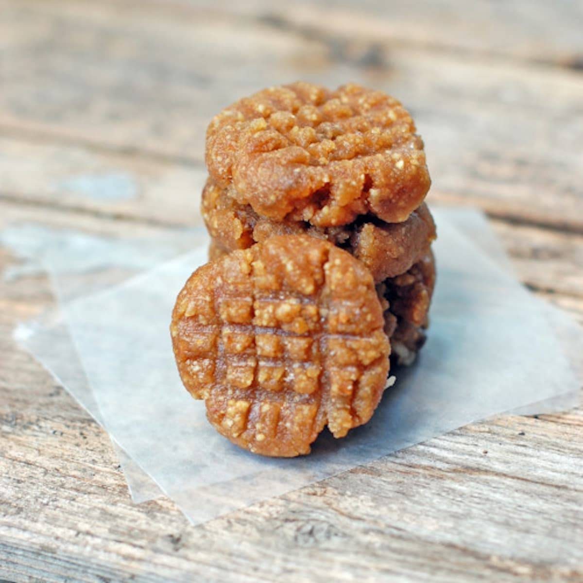 Peanut butter cookie dough bites.