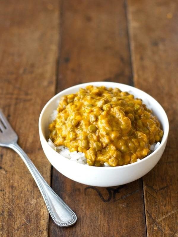 kabocha squash lentil curry