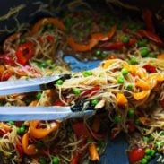 Stir Fried Singapore Noodles - fresh, simple, delish. | pinchofyum.com