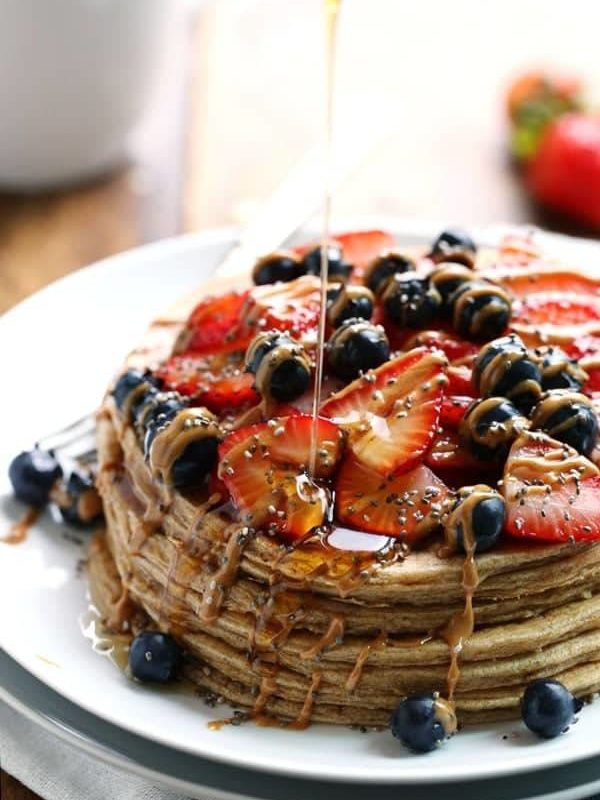 A picture of Cinnamon Whole Grain Power Pancakes