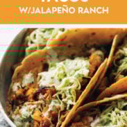 Hawaiian chicken tacos pin.